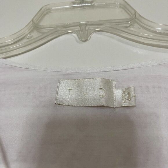 TJD The Jetset Diaries Red white boho tribal Twist front top size US small - Picture 2 of 7